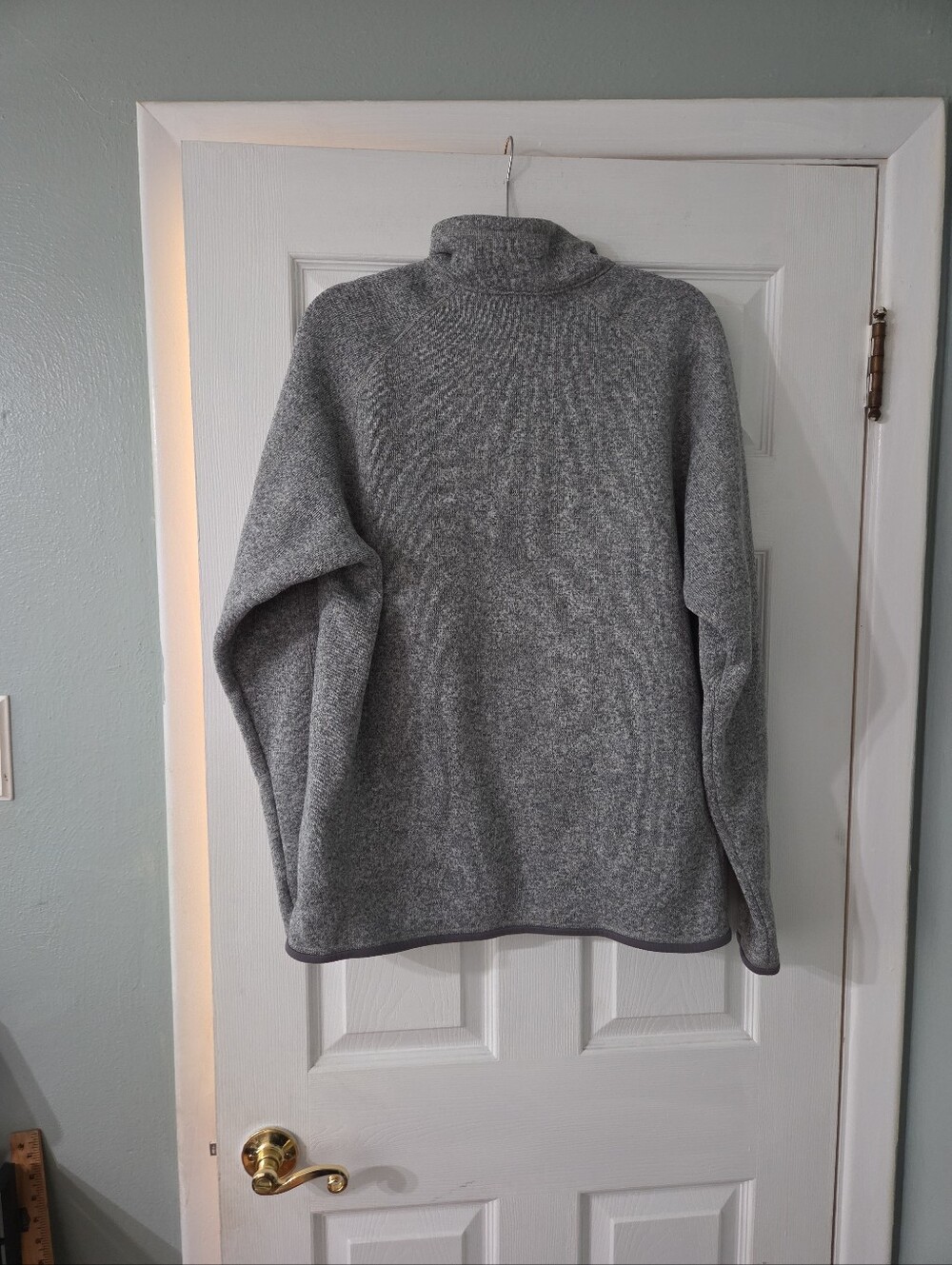 Patagonia Men's Better Sweater  Heather Gray Zip-Up Fleece Jacket. L - Picture 2 of 6